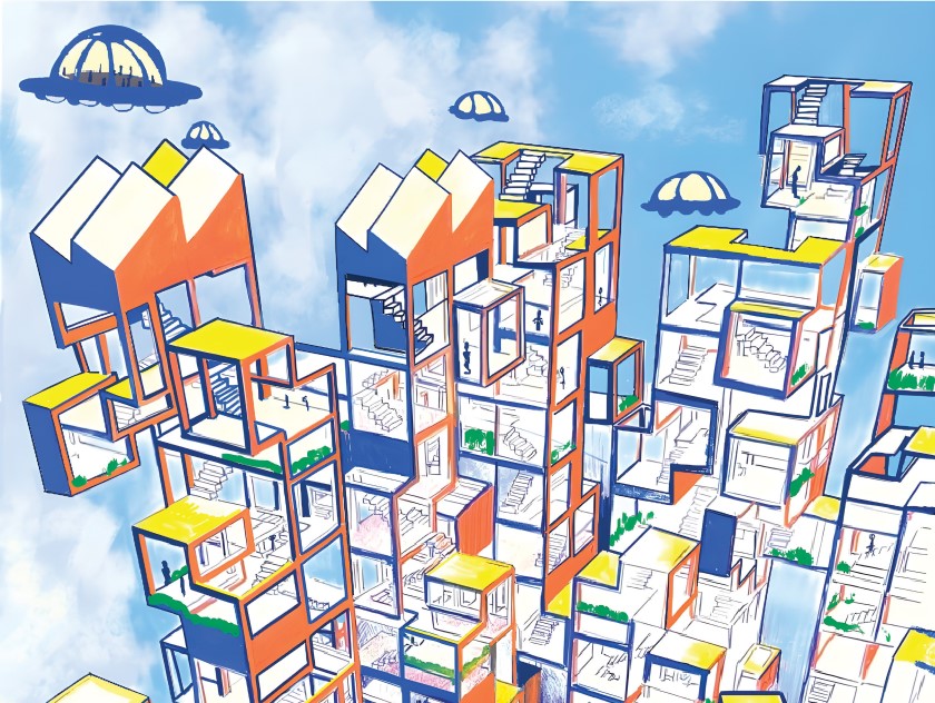 Students from NUS and NAFA present their vision of industrial estates of the future