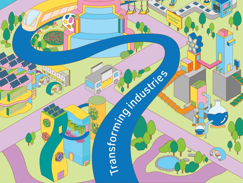 Students from NUS and NAFA present their vision of industrial estates of the future